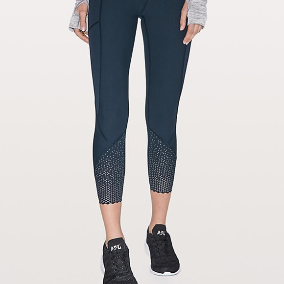 lululemon athletica Pants - Tight Stuff Tight Scalloped Leggings Black